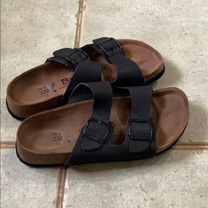 Black Betula Birkenstock Sandals!